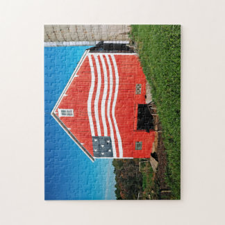 Patriotisk ladugård pussel