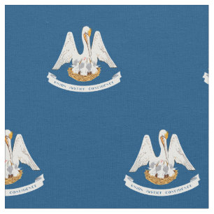 Patriotisk Louisiana statlig flagga Tyg