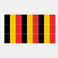 Patriotisk märkning med flagga Belgien