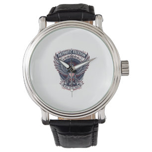 Patriotisk Metal Vingar Patriot Musik Rock Metal P Armbandsur