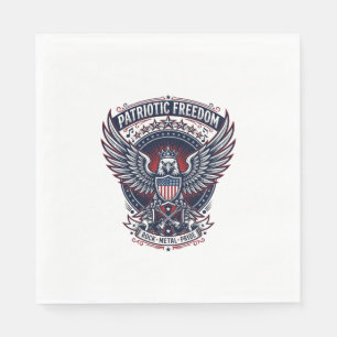 Patriotisk Metal Vingar Patriot Musik Rock Metal P Pappersservett