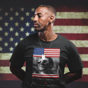 Patriotisk minnes-T-shirt med foto T Shirt
