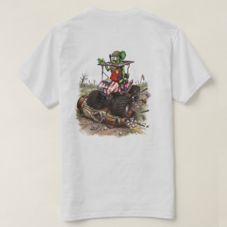 Patriotisk Monster vagn golf T-shirt
