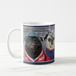Patriotisk mopsmugg kaffemugg