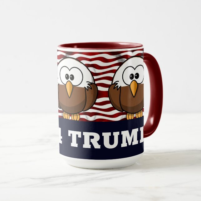 Patriotisk mugg, Röd, vit och blå Mugg (Framsida höger)