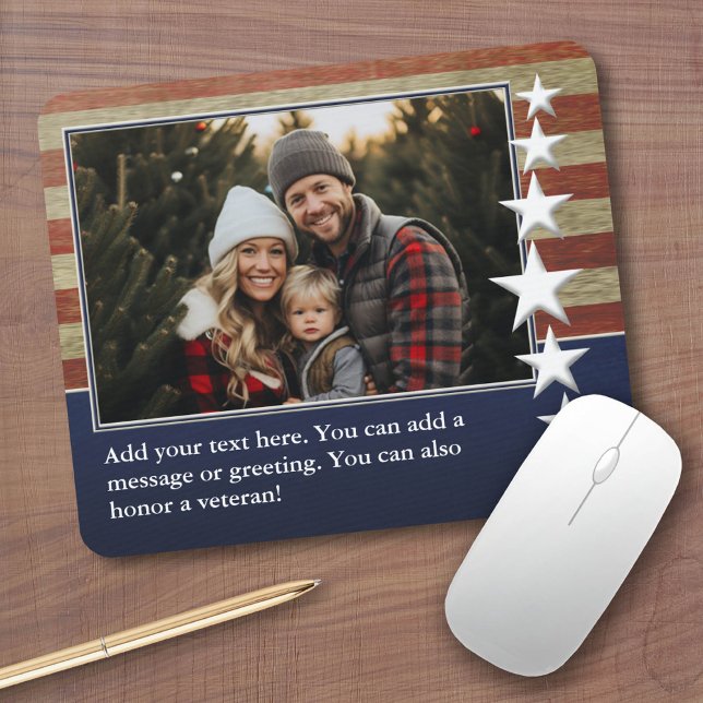 patriotisk musepad musmatta (Custom Mousepad)