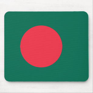 Patriotisk musmatta med bangladeshflagga
