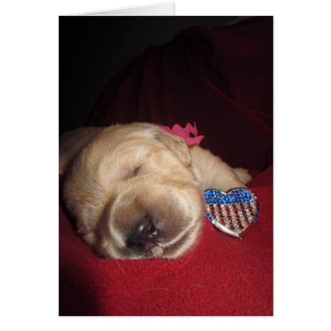 Patriotisk nåd hälsningskort (Framsidan)