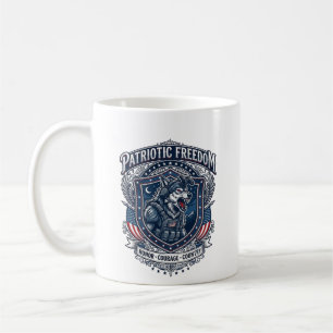 Patriotisk nattmission Patriot Varg Militärisk Ins Kaffemugg