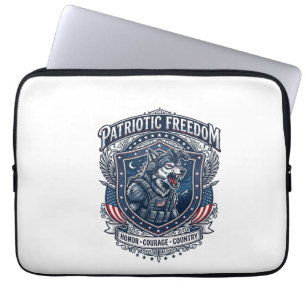 Patriotisk nattmission Patriot Varg Militärisk Ins Laptop Fodral