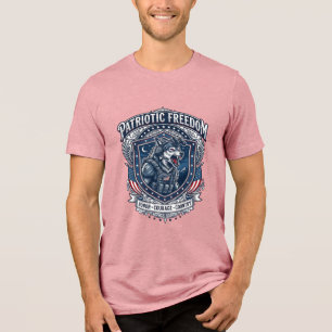 Patriotisk nattmission Patriot Wolf Militärisk ins T Shirt