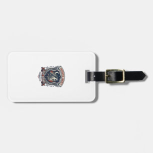 Patriotisk nattmission Patriot Wolf Militärt inspi Bagagebricka