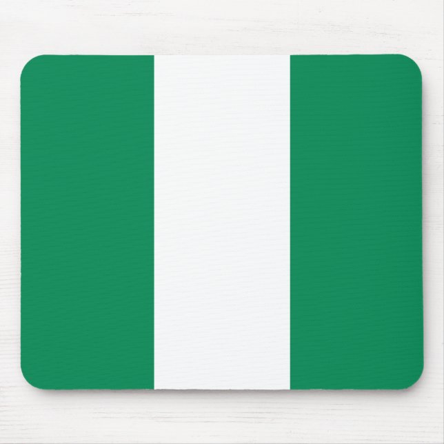 Patriotisk Nigerias flagga Musmatta (Framsidan)