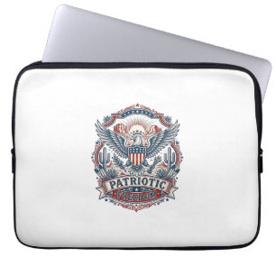 Patriotisk öken sydväst stolthet vektor grafik t-s laptop fodral
