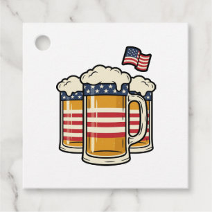 Patriotisk Ölmugg Vintage Vektor Design_1 Gåvor Etiketter