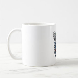 Patriotisk Orm Skalle Frihet Djur Djur Hybrid Kaffemugg