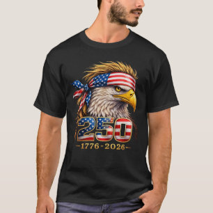 Patriotisk Örn 250 Amerikansk Grafik T Shirt