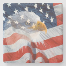 Patriotisk Örn American Flagga