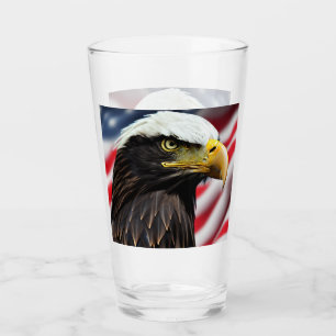 Patriotisk/Örn/Amerikansk/USA Glaskopp
