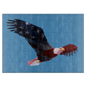Patriotisk Örn Flagga