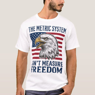 Patriotisk Örn Frihet Citat Vintage Vektor T-Shirt