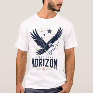 Patriotisk Örn Grafisk Motiverande T-Shirt