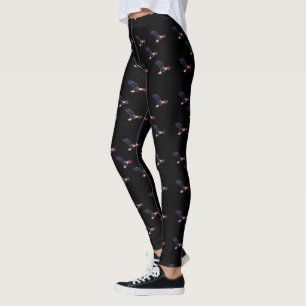 Patriotisk örn leggings