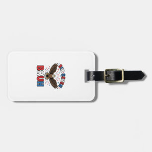 Patriotisk Örn Sex Sju Bruh Vektor Design_1 Bagagebricka