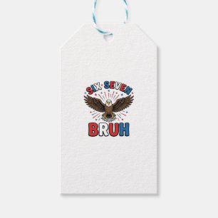 Patriotisk Örn Sex Sju Bruh Vektor Design_1 Presentetikett