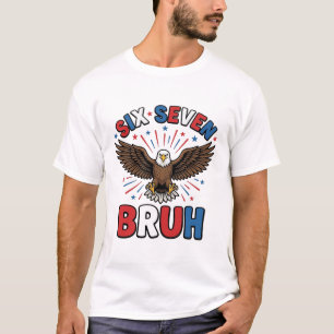 Patriotisk Örn Sex Sju Bruh Vektor Design_1 T Shirt