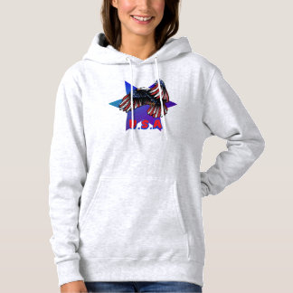 Patriotisk Örn Stjärnexplosion T Shirt