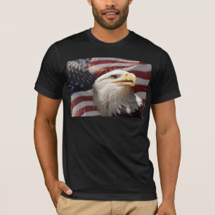 Patriotisk örnskjorta t shirt