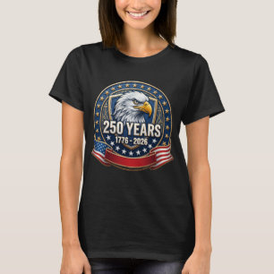 Patriotisk Örnsköld USA 250 År T-Shirt 1776-