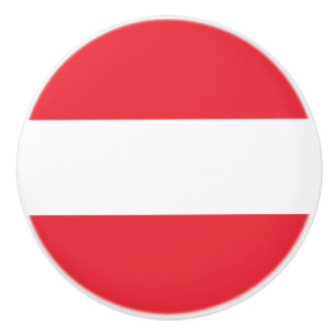 Patriotisk österrikisk flagga knopp