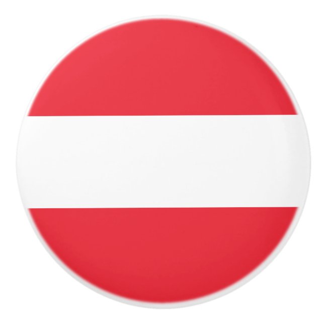 Patriotisk österrikisk flagga knopp (Framsidan)