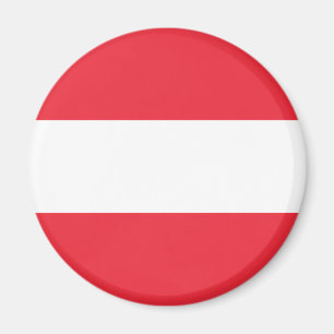 Patriotisk österrikisk flagga magnet