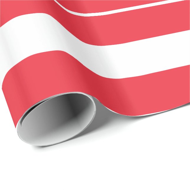Patriotisk österrikisk flagga presentpapper (Rullad Hörn)