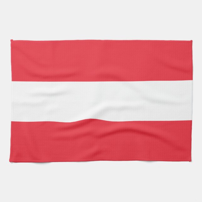 Patriotisk Österrikisk Flaggduk Kökshandduk (Horisontell)