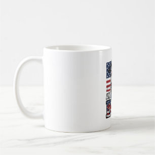 Patriotisk pappa Gnome Vintage Vector skjorta desi Kaffemugg