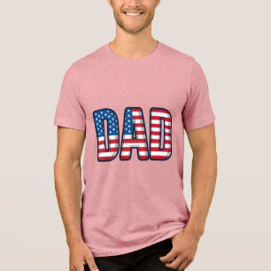 Patriotisk Pappa Vector T-Shirt Design_1