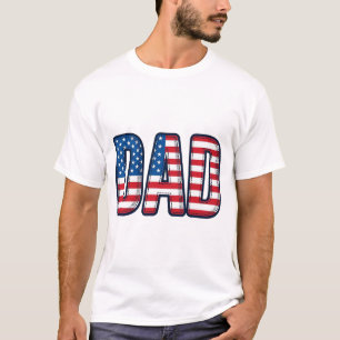 Patriotisk Pappa Vector T-Shirt Design_1