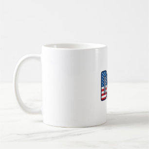Patriotisk Pappa Vector T-Shirt Design_1 Kaffemugg