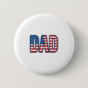 Patriotisk Pappa Vektor Tröja Design_1 Knapp