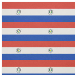Patriotisk Paraguay-flagga Tyg