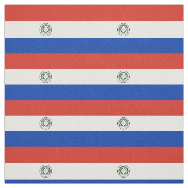 Patriotisk Paraguay-flagga Tyg (Provkarta)