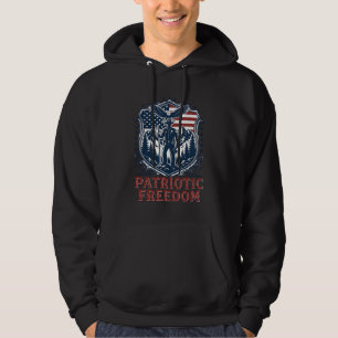 Patriotisk parkvakt vektor grafisk t-shirt_1 hoodie