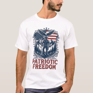 Patriotisk parkvakt vektor grafisk t-shirt_1 t shirt