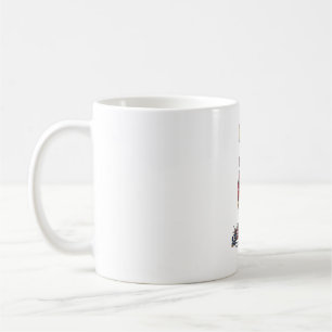 Patriotisk påskharlekin Vintage Vector Tröja_1 Kaffemugg