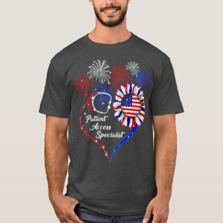 Patriotisk patientåtkomst Specialist 4:e juli 2010 T Shirt