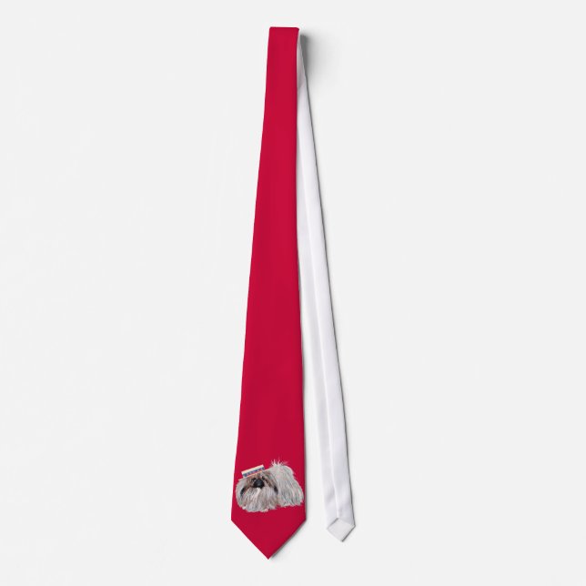 Patriotisk Pekingeser Tie Slips (Framsida)